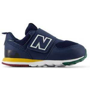 New Balance Kinderen 574 NEW-B HOOK & LOOP in Blauw, Leather, Maat 27.5