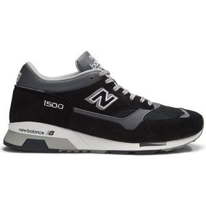 New Balance Unisex Made in UK 1500- Essentials in Zwart, Suede/Mesh, Maat 43