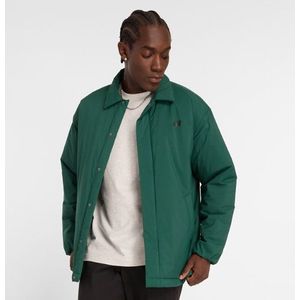 New Balance Heren Coaches Jacket in Groente, Nylon Woven, Maat L