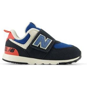 New Balance Kinderen 574 NEW-B HOOK & LOOP in Zwart, Leather, Maat 21