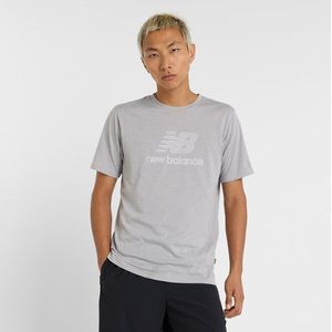 New Balance Heren Heathertech Logo T-Shirt, Maat XL