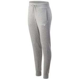 New Balance Dames NB Classic Core Fleece Broek in Grijs, Cotton, Maat XS