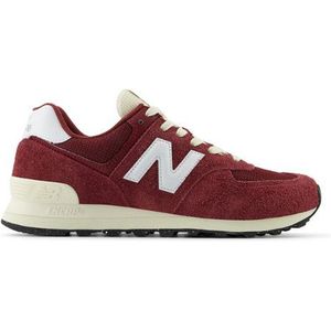 New Balance Unisex 574 in Wit, Suede/Mesh, Maat 45.5