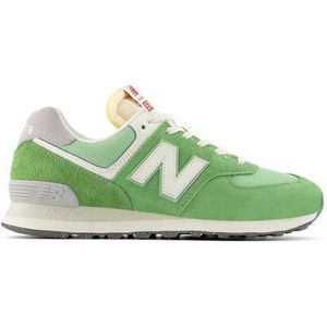 New Balance Unisex 574 in Groente, Suede/Mesh, Maat 38.5