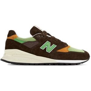 New Balance Unisex Made in USA 998 in Groente, Leather, Maat 39.5