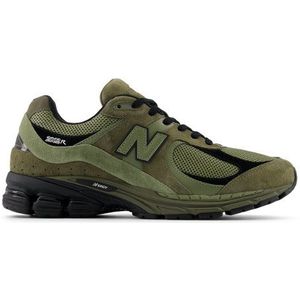 New Balance Heren 2002R in Groente, Suede/Mesh, Maat 42.5