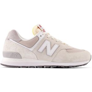 New Balance Unisex 574 in Wit, Suede/Mesh, Maat 43