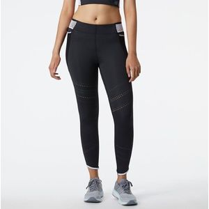 New Balance Dames Q SPEED Shape Shield Legging in Zwart, Poly Knit, Maat XS