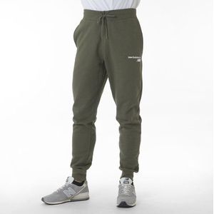 New Balance Heren NB Classic Core Fleece Broek in Groente, Cotton, Maat 2XL