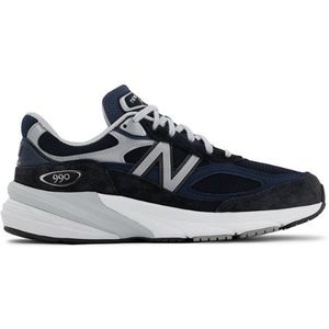 New Balance Dames Made in USA 990v6 in Blauw, Suede/Mesh, Maat 38