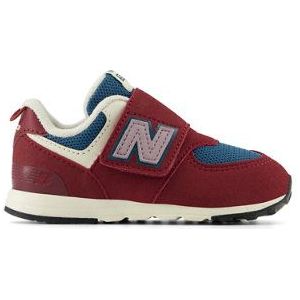 New Balance Kinderen 574 NEW-B HOOK & LOOP in Blauw, Leather, Maat 25.5