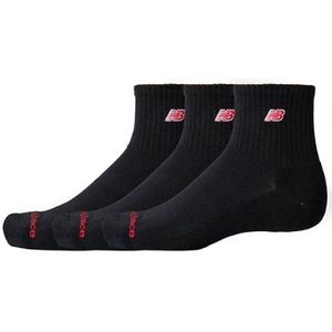 New Balance Unisex Patch Logo Ankle 3 Pack, Maat S