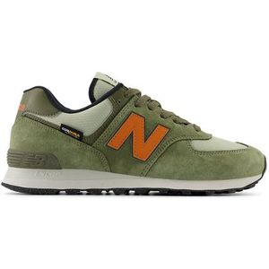 New Balance Unisex 574 in Groente, Leather, Maat 45