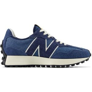 New Balance Dames 327 in Blauw, Suede/Mesh, Maat 40