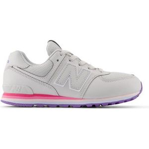 New Balance Kinderen 574 in Grijs, Leather, Maat 40