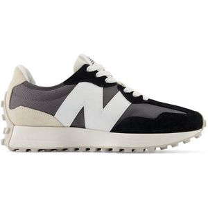 New Balance Unisex 327 in Zwart, Suede/Mesh, Maat 46.5