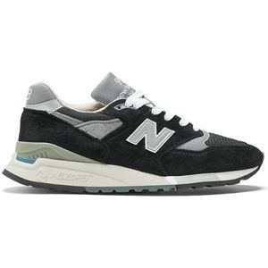 New Balance Unisex Made in USA 998 in Zwart, Leather, Maat 44