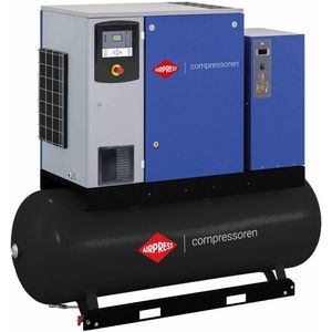 Schroefcompressor APS 20DD IVR Combi Dry 13 bar 20 pk/15 kW 258-2290 l/min 500 l