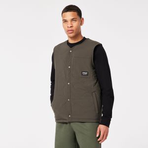 Oakley - Gewatteerd Vest - Sherpa-voering - Zwart - Katoen