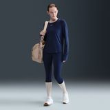 Nike One 7/8-legging met hoge taille voor dames - Blauw