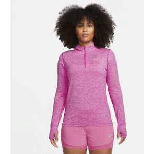 Nike Hardlooptop met halflange ritssluiting voor dames - Roze