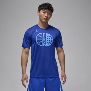 Nike Team France Olympic Basketball Heren T-shirts - Blauw - Maat: L - Foot Locker