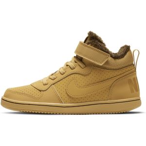 Nike Court Borough Mid Winter Kleuterschoen - Geel