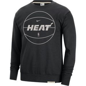 Miami Heat Standard Issue Nike Dri-FIT NBA-sweatshirt voor heren - Zwart