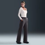 Nike - 24.7 ImpossiblySoft Dri-FIT - Sportbroek - Grijs - Hoge Taille en Flare