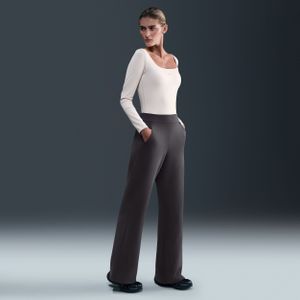 Nike - 24.7 ImpossiblySoft Dri-FIT - Sportbroek - Grijs - Hoge Taille en Flare