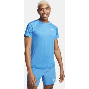 Rafa Challenger Nike Dri-FIT tennistop met korte mouwen voor heren - Blauw