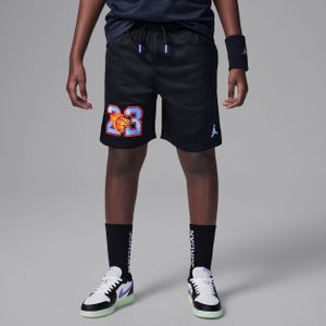 Jordan Customized Air Flame shorts voor kids - Zwart
