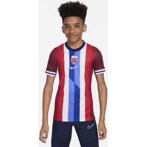 Noorwegen (herenelftal) 2024/25 Stadium Thuis Nike Dri-FIT replica voetbalshirt voor kids - Rood