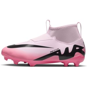 Nike Jr. Mercurial Superfly 9 Academy high-top voetbalschoenen voor kleuters/kids (meerdere ondergronden) - Roze