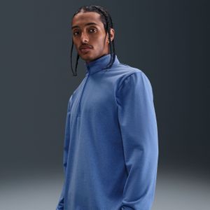 Nike Tour golftop met halflange rits voor heren - Blauw