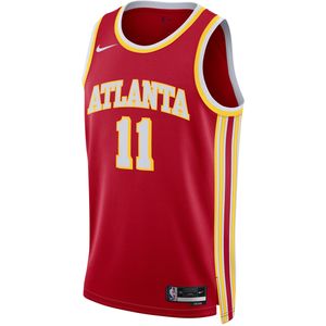 Atlanta Hawks Icon Edition 2022/23 Nike Dri-FIT Swingman NBA-jersey voor heren - Rood