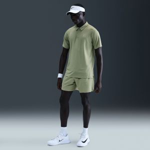 NikeCourt Advantage Dri-FIT tennisshorts voor heren (15 cm) - Groen