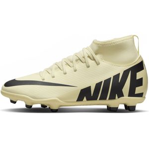 Nike Jr. Mercurial Superfly 9 Club high-top voetbalschoen voor kleuters/kids (meerdere ondergronden) - Geel