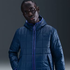Nike voetbaljack met synthetische vulling en capuchon voor heren van Chelsea FC - Blauw