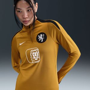 Nederland Strike Nike Dri-FIT voetbaltrainingstop voor dames - Bruin