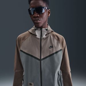 Nike Tech geweven Windrunner herenjack met rits over de hele lengte - Grijs