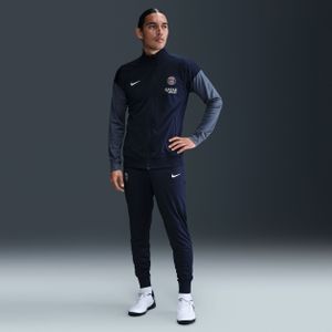 Paris Saint-Germain Strike Nike Dri-FIT knit voetbaltrainingspak voor heren - Blauw