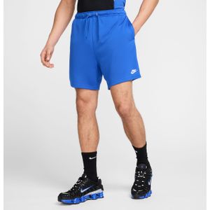 Nike Club Flowshorts met mesh voor heren - Blauw