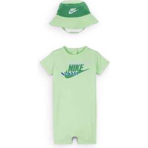 Nike Sportswear PE set met rompertje en vissershoedje voor baby’s (0-9 maanden) - Groen