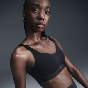 Nike Alate High Support padded aanpasbare sport-bh - Zwart