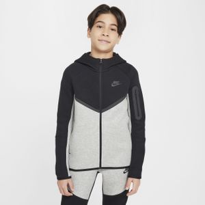 Nike - Tech Fleece Vest - Zwart Lichtgrijs Antraciet - 53% Katoen 47% Polyester