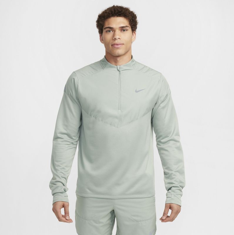 Nike Sphere Therma-FIT waterafstotende hardlooptop met halflange rits voor heren - Groen