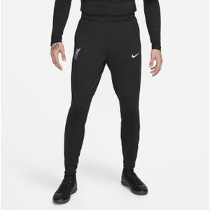 Liverpool FC Strike Nike Dri-FIT knit voetbalbroek voor heren - Zwart