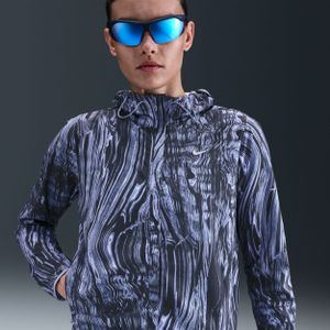 Nike Swift Repel hardloopjack met uv-bescherming en print voor dames - Blauw