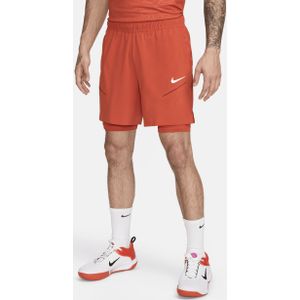 NikeCourt Slam Dri-FIT tennisshorts voor heren - Oranje
